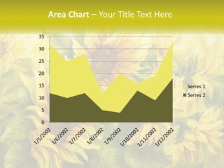 Oil Painting Sunflowers PowerPoint Template