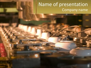 Porcelain Production PowerPoint Template