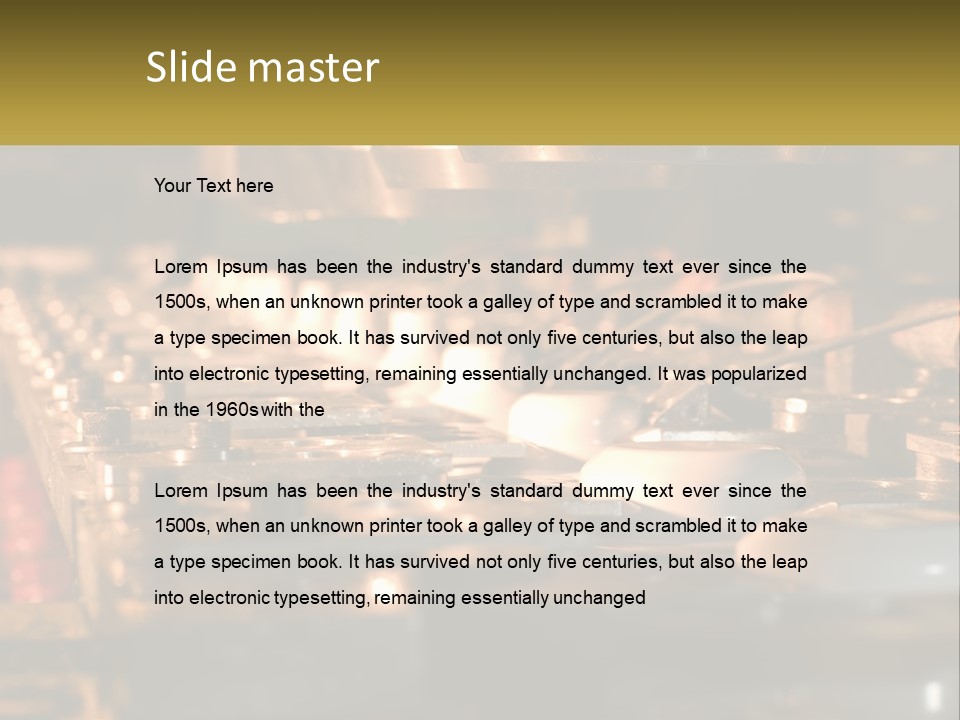 Porcelain Production PowerPoint Template