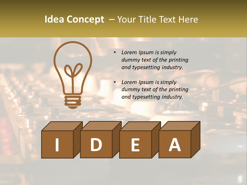 Porcelain Production PowerPoint Template