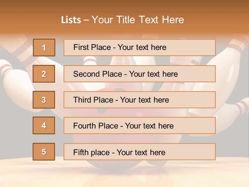Bowling PowerPoint Template