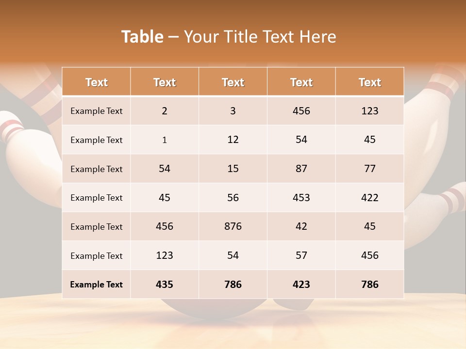 Bowling PowerPoint Template