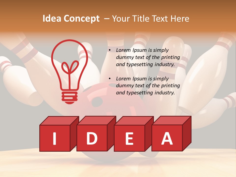 Bowling PowerPoint Template