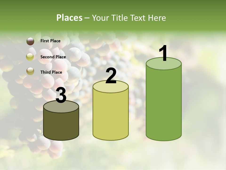 Grape Bush PowerPoint Template