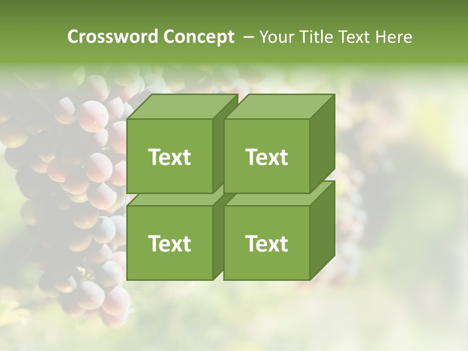 Grape Bush PowerPoint Template