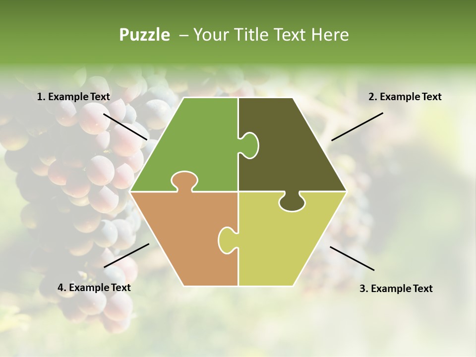 Grape Bush PowerPoint Template
