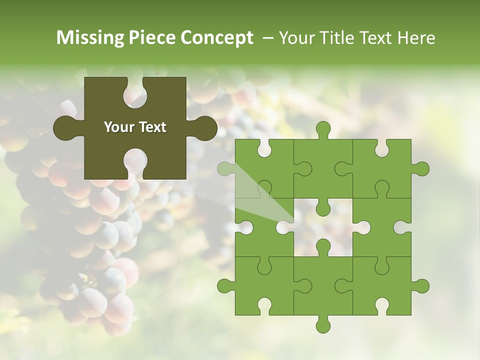 Grape Bush PowerPoint Template