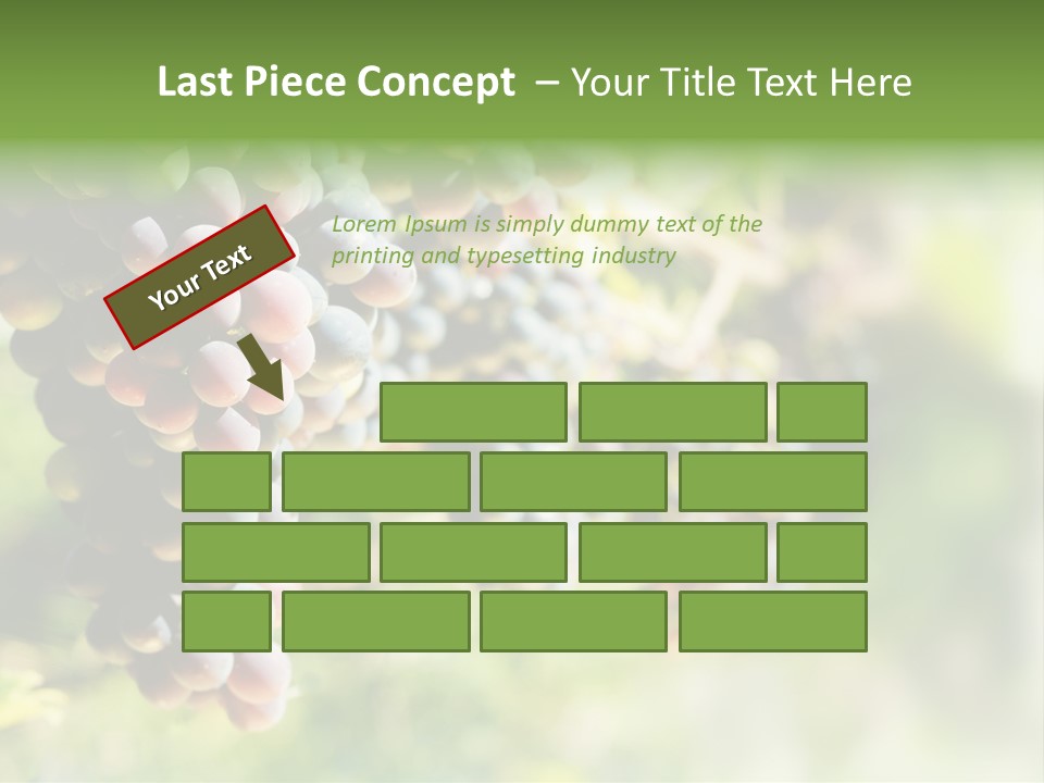Grape Bush PowerPoint Template