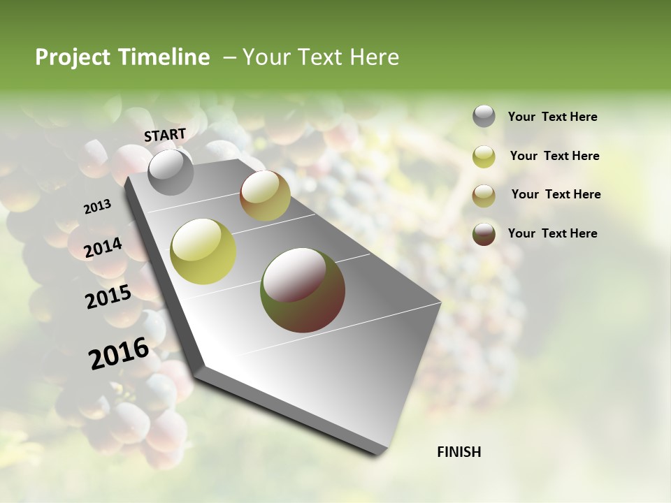 Grape Bush PowerPoint Template