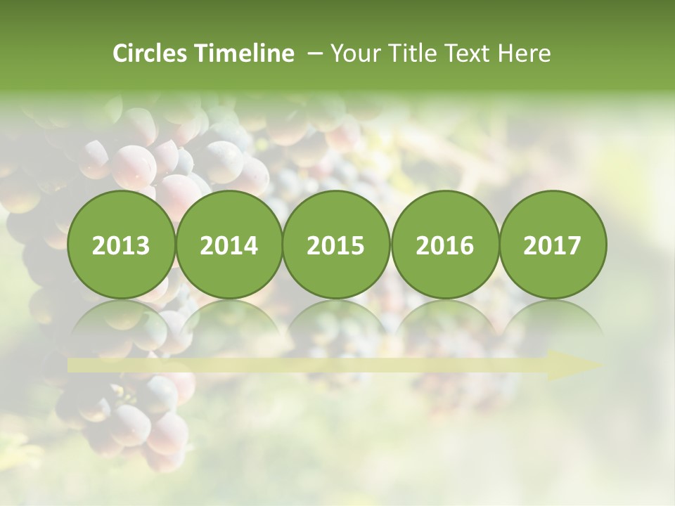 Grape Bush PowerPoint Template