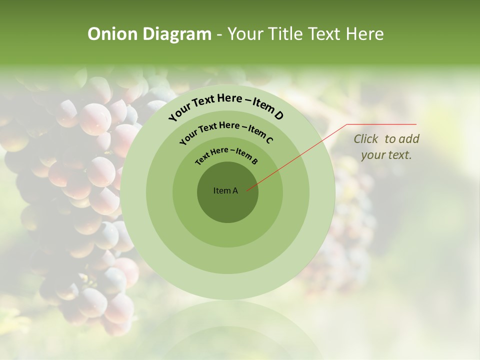 Grape Bush PowerPoint Template