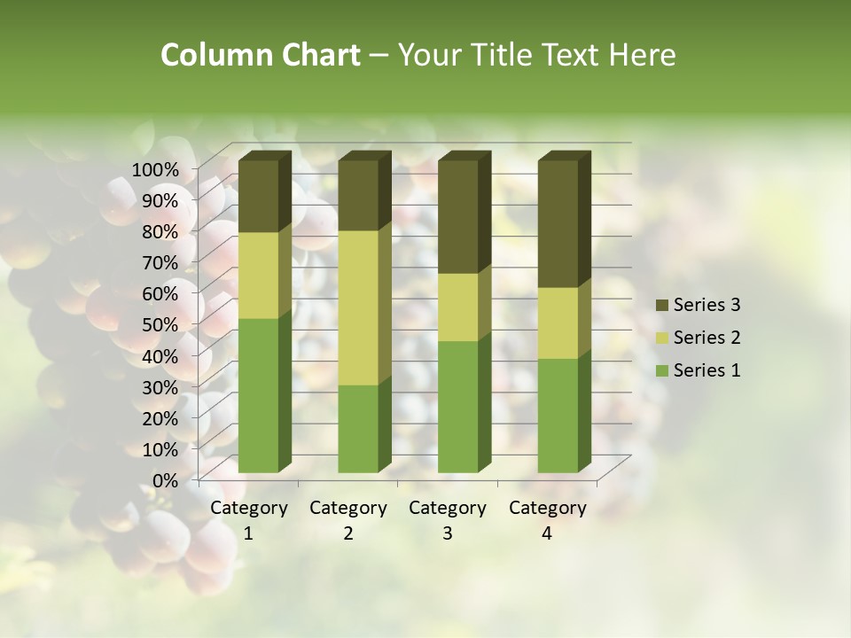 Grape Bush PowerPoint Template