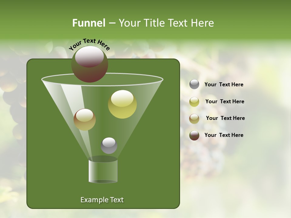 Grape Bush PowerPoint Template