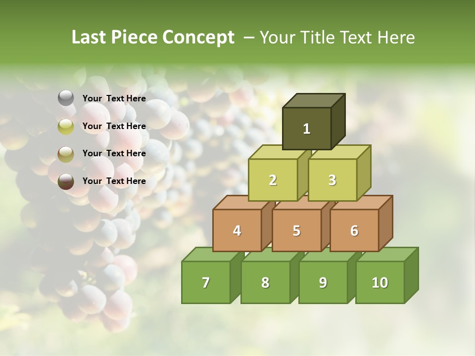 Grape Bush PowerPoint Template
