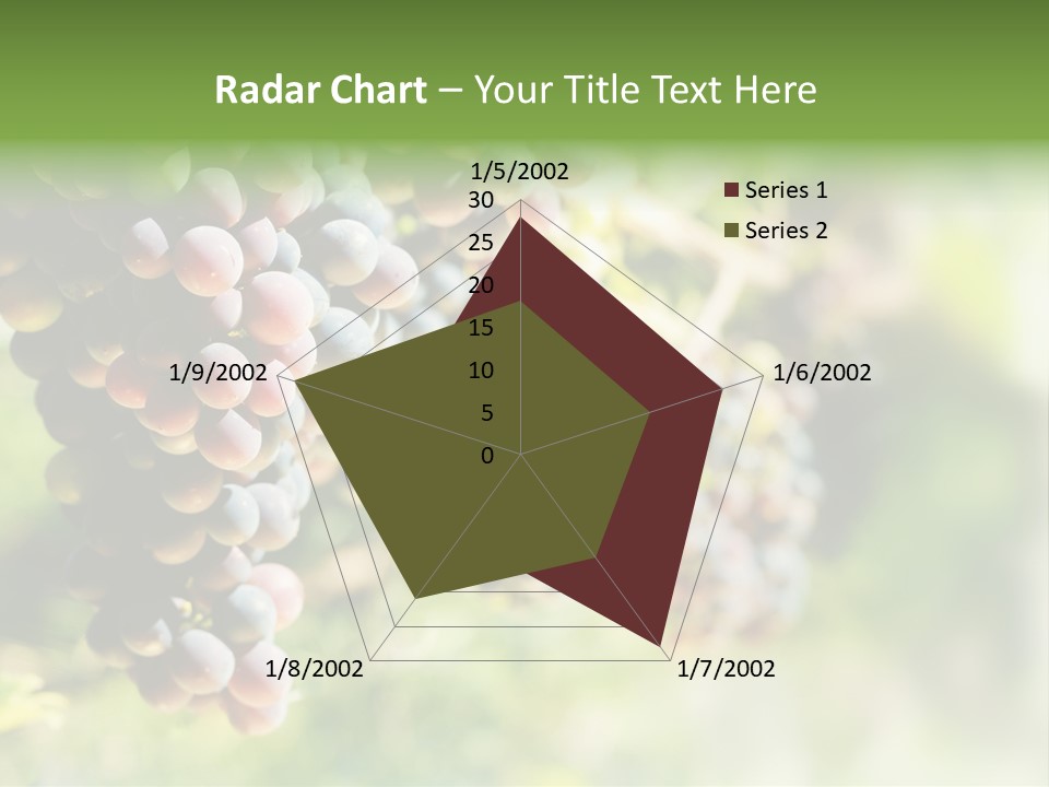 Grape Bush PowerPoint Template