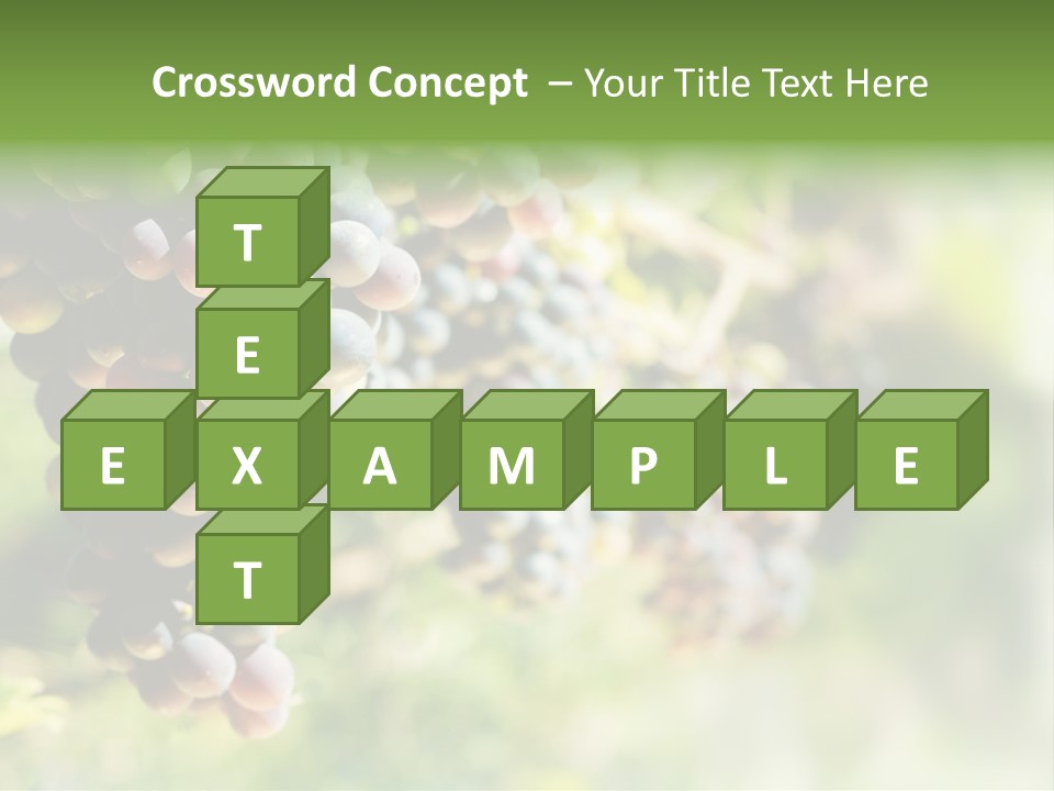 Grape Bush PowerPoint Template