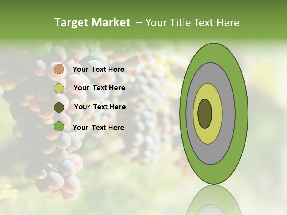 Grape Bush PowerPoint Template