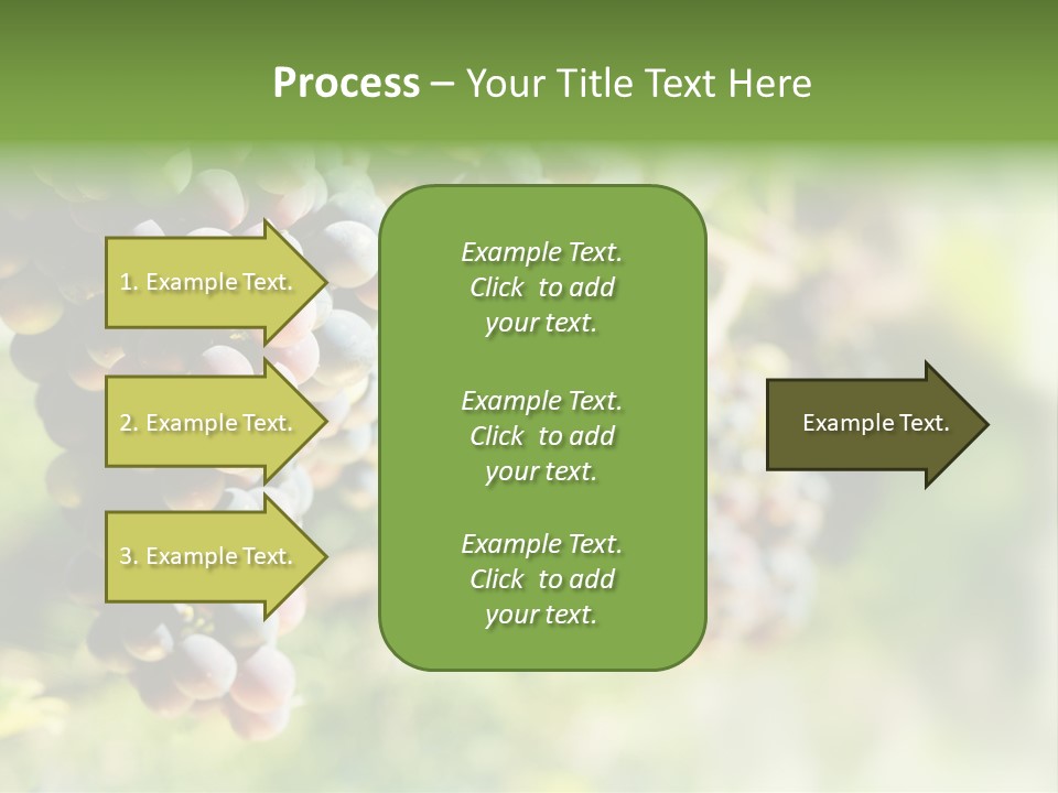 Grape Bush PowerPoint Template
