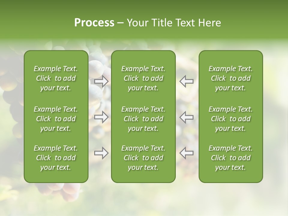 Grape Bush PowerPoint Template
