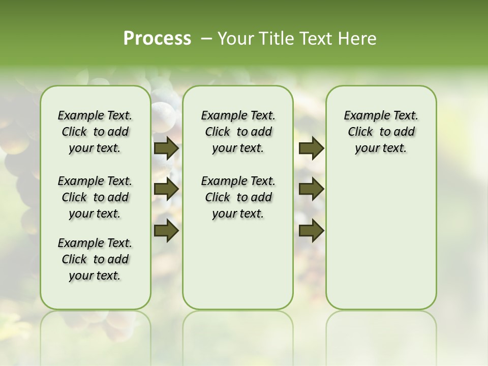 Grape Bush PowerPoint Template
