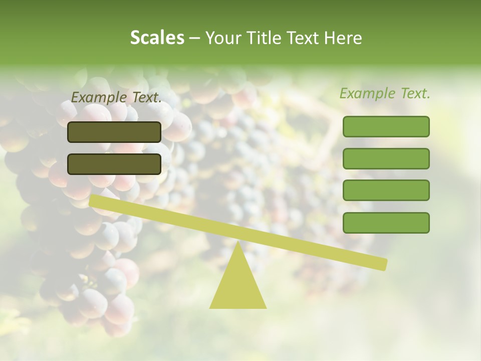 Grape Bush PowerPoint Template