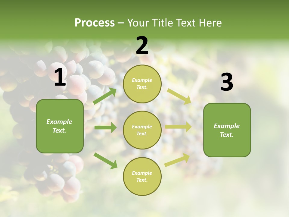 Grape Bush PowerPoint Template