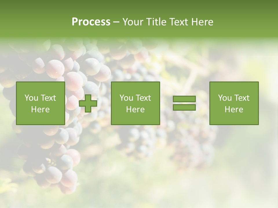 Grape Bush PowerPoint Template