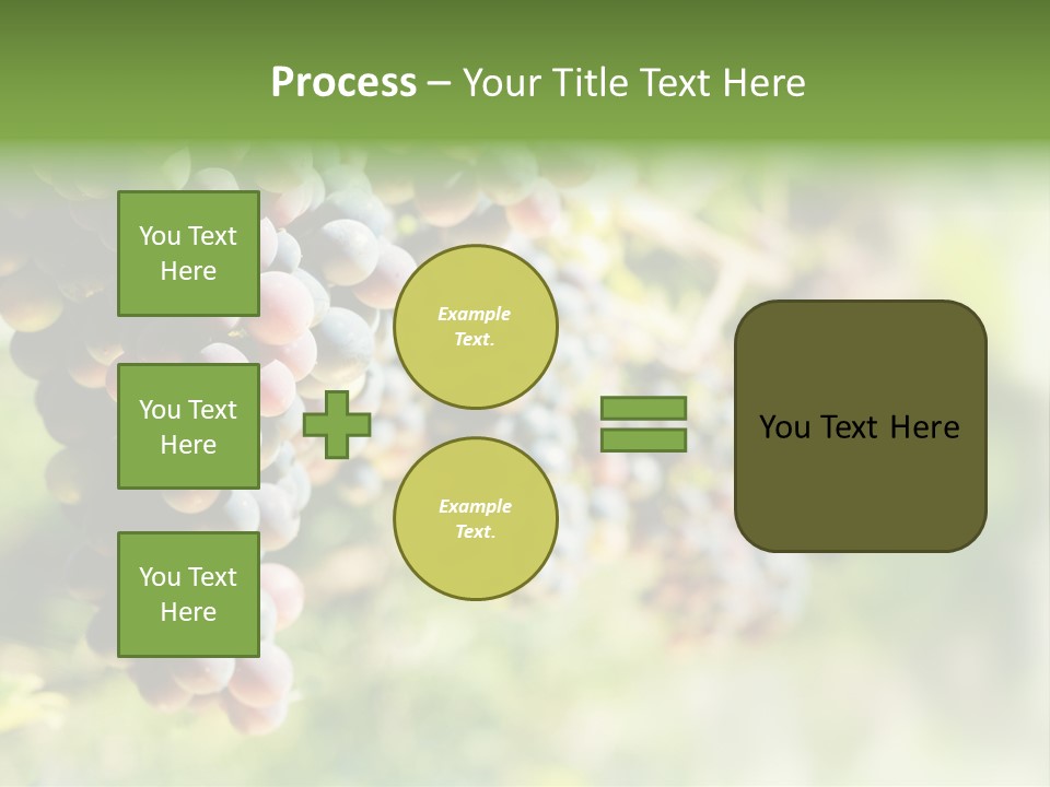Grape Bush PowerPoint Template