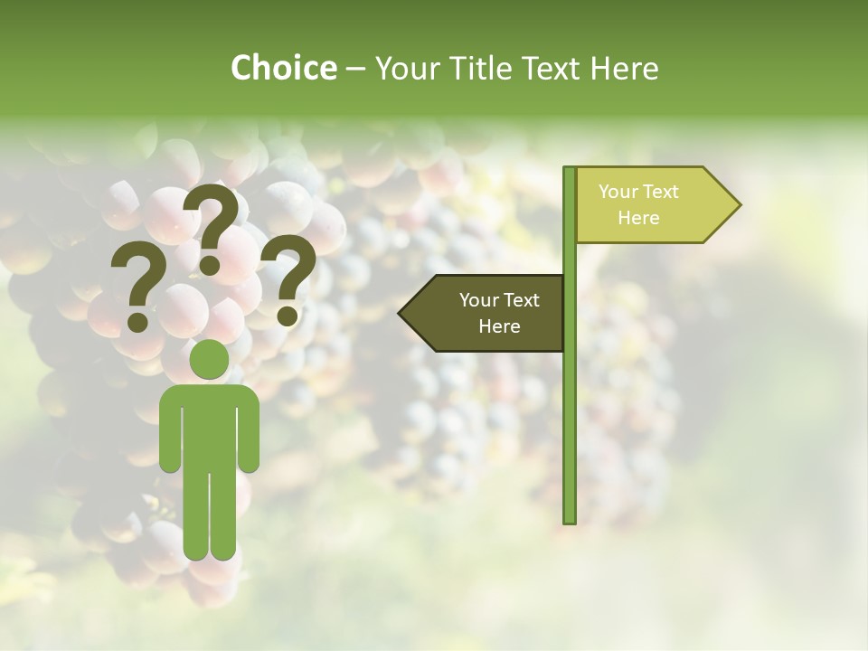 Grape Bush PowerPoint Template