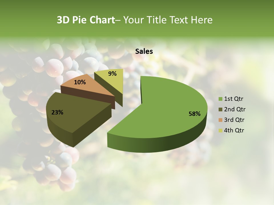 Grape Bush PowerPoint Template