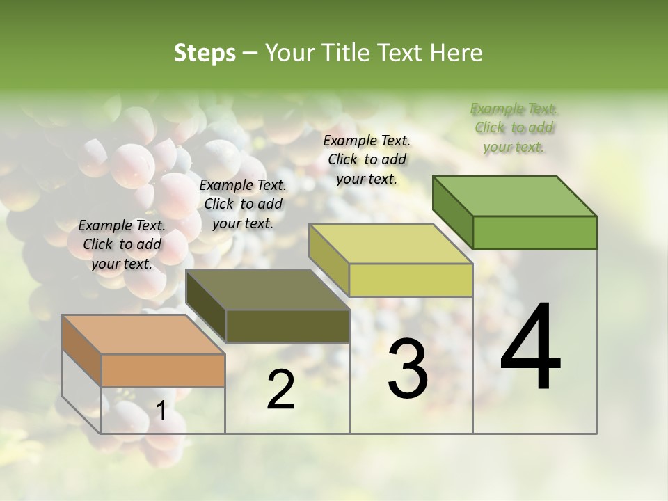 Grape Bush PowerPoint Template