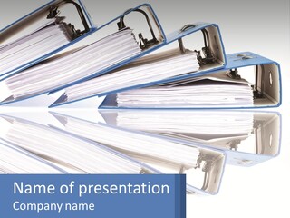 Document Folders PowerPoint Template