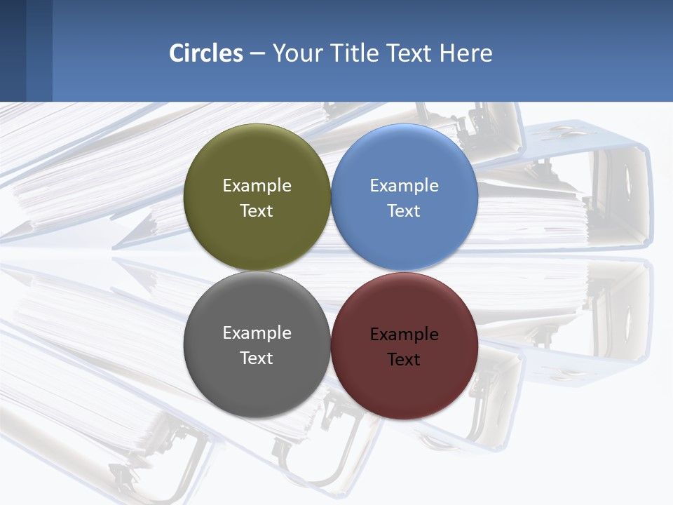 Document Folders PowerPoint Template
