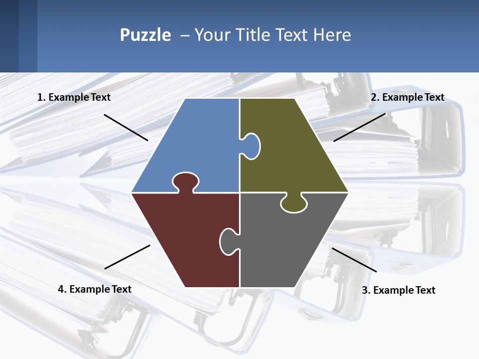 Document Folders PowerPoint Template