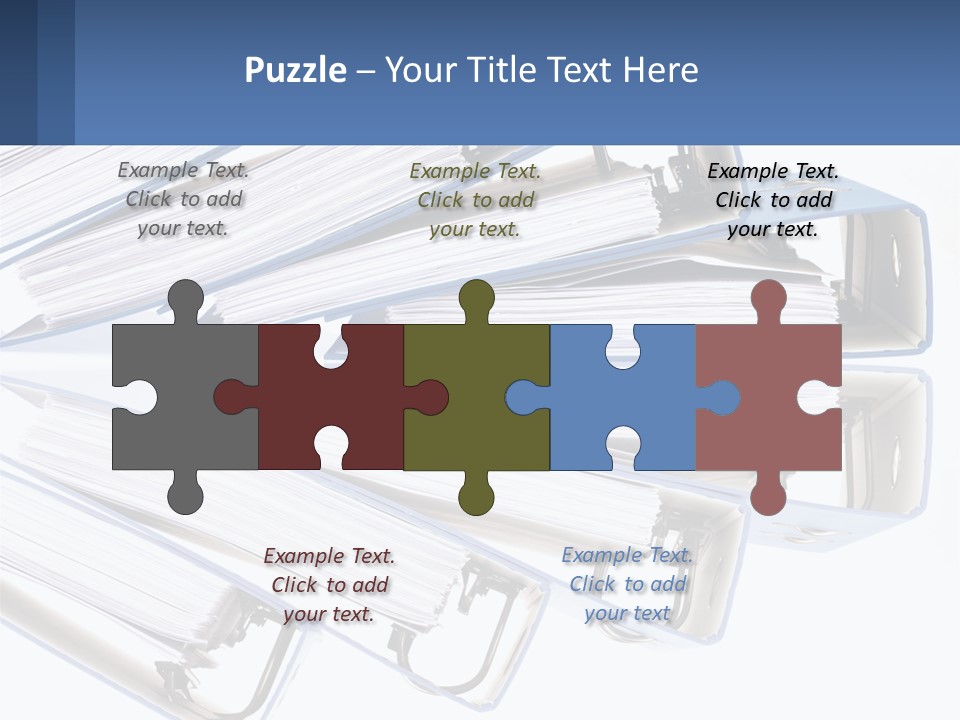 Document Folders PowerPoint Template