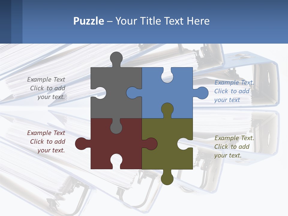 Document Folders PowerPoint Template