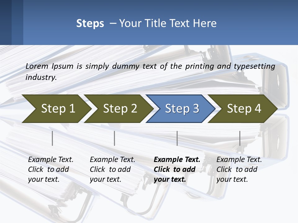 Document Folders PowerPoint Template
