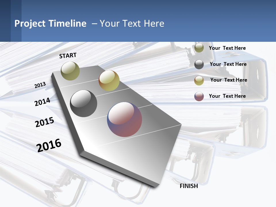 Document Folders PowerPoint Template