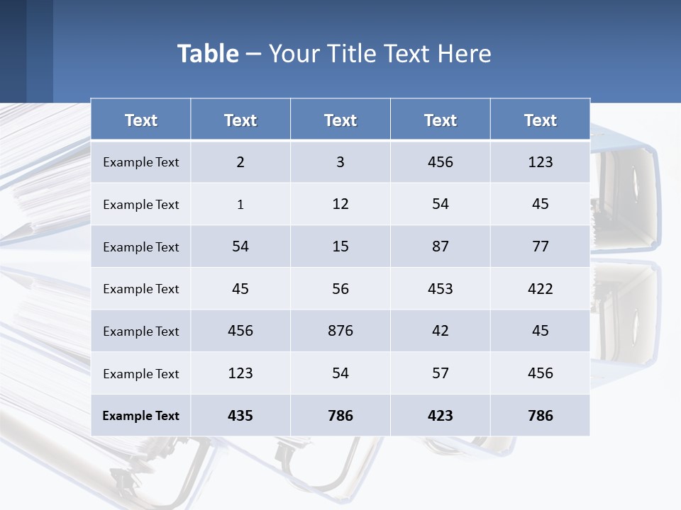 Document Folders PowerPoint Template