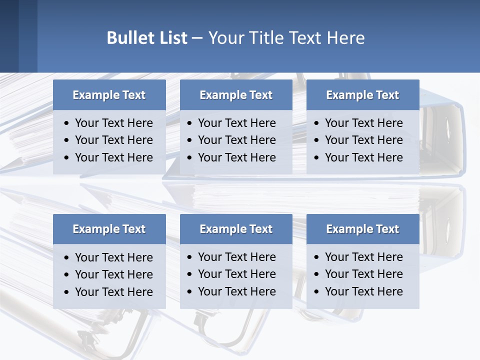 Document Folders PowerPoint Template