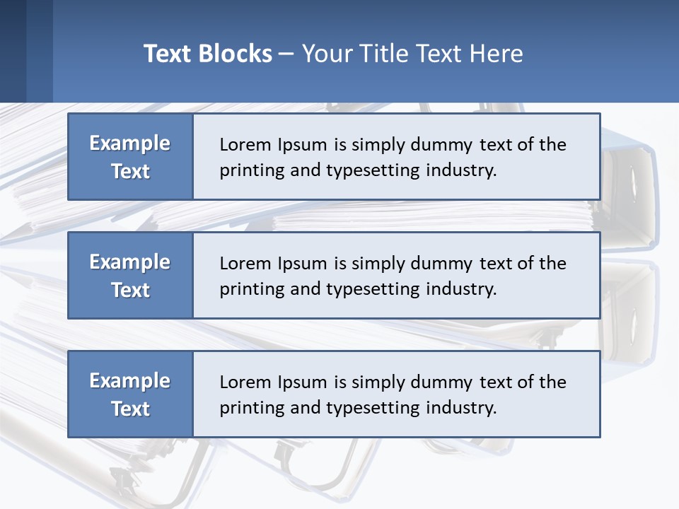 Document Folders PowerPoint Template