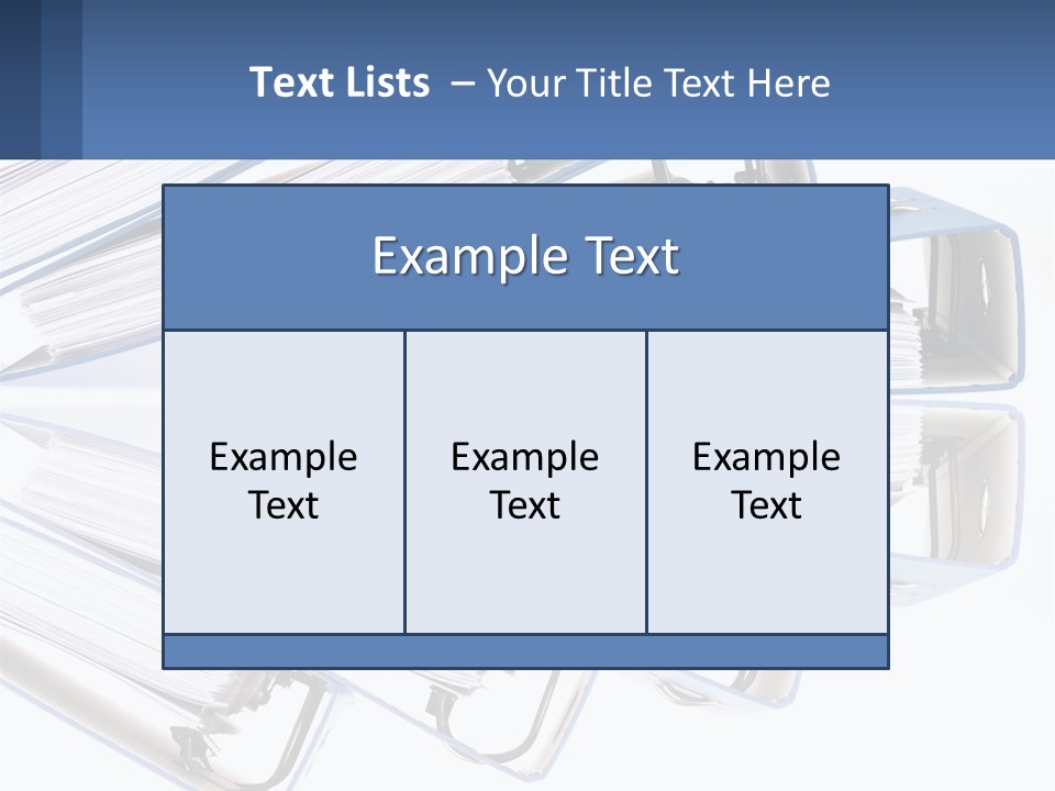 Document Folders PowerPoint Template