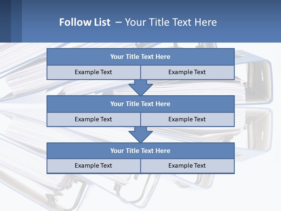 Document Folders PowerPoint Template