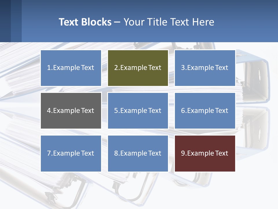Document Folders PowerPoint Template