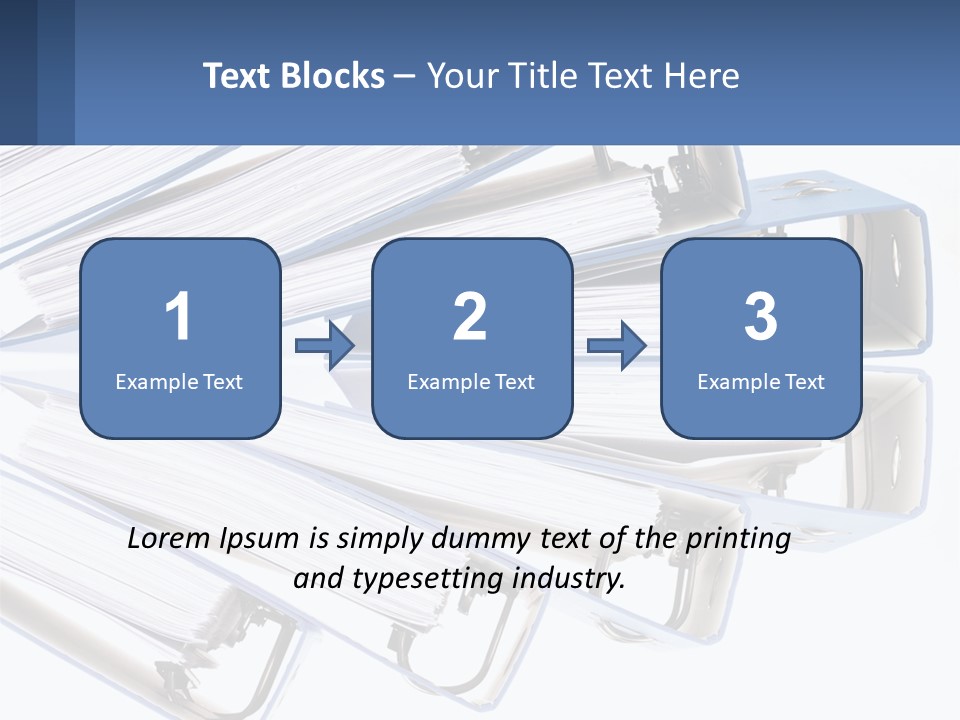 Document Folders PowerPoint Template