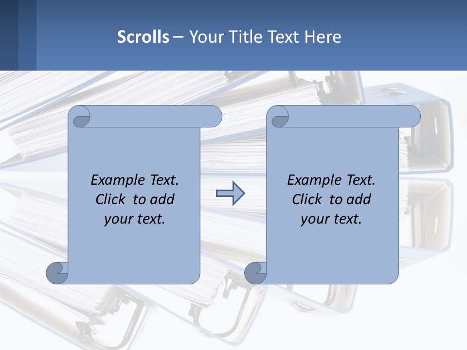 Document Folders PowerPoint Template