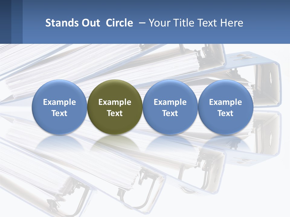 Document Folders PowerPoint Template