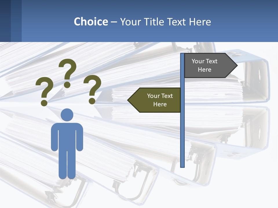 Document Folders PowerPoint Template