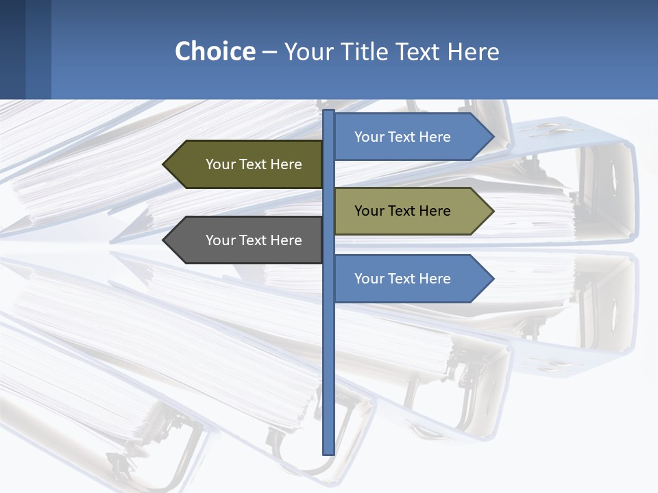 Document Folders PowerPoint Template