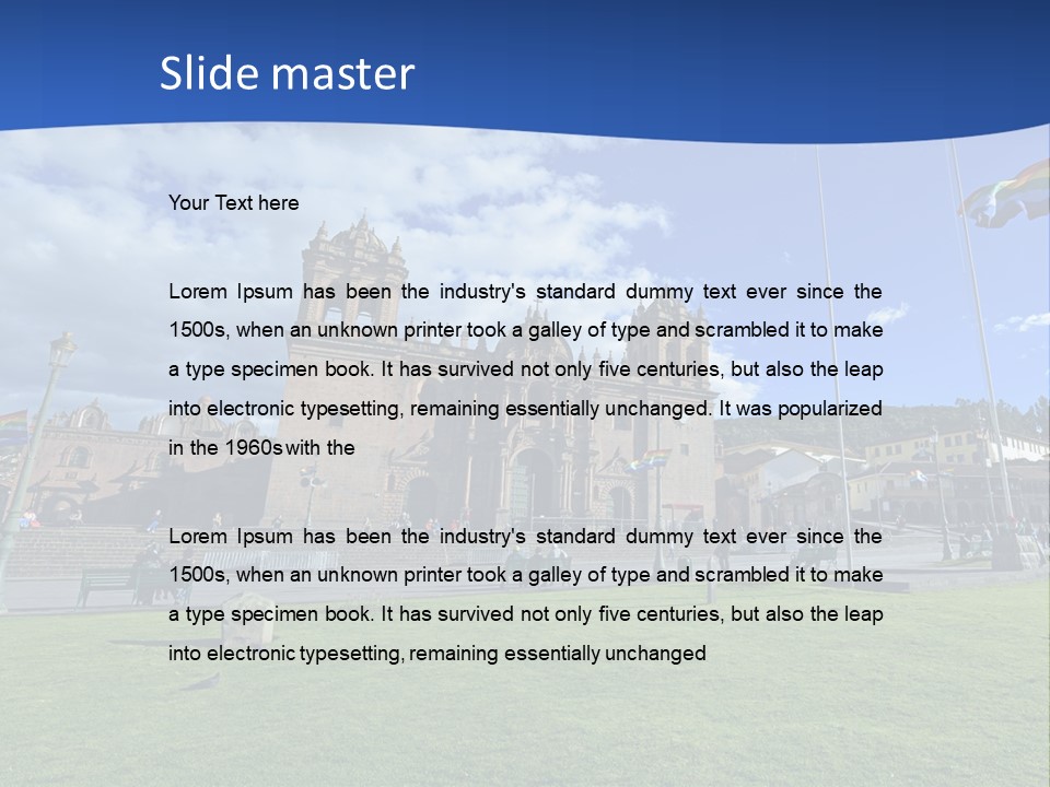 Landmark Fortress PowerPoint Template